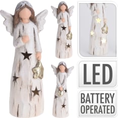 H&S 9.5x4x24cm angel statue