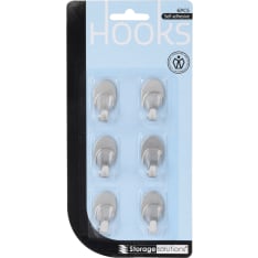Storage Solutions 6pc Velcro hook