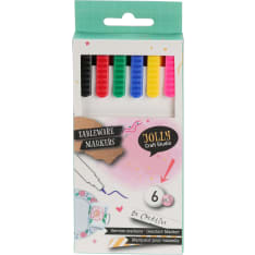 Tableware Marker Set: 6 markers