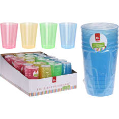 Excellent Houseware muovimuki 280 ml 6 kpl värilajitelma