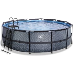 Exit 450x122 cm swimming pool with filter pump