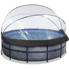 Exit 427x122 cm pool set with hood