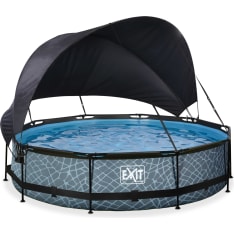 Exit 360x76 cm pool set + canopy