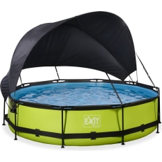 Exit 360x76 cm pool set + canopy