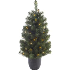 Everlands Imperial LED 90 cm joulukuusi ruukussa
