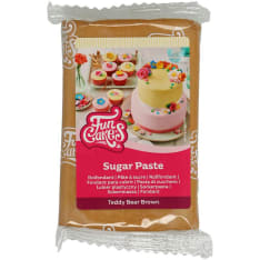 FunCakes sokerimassa, Teddy Bear Brown 250g