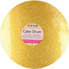 FunCakes kulta 25 cm paksu kakkualusta
