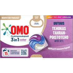 Omo 3-in-1 Color pyykinpesuainekapseli