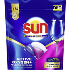 Sun Brilliant Shine All-in-1 34kpl konetiskitabletti