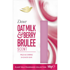 Dove Beauty Bar Oat Milk & Berry Brulee 141g palasaippua