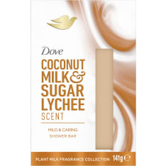 Dove Beauty Bar Coconut Milk & Sugar Lychee 141g palasaippua