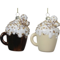 Decoris Cocoa Mug with Twig Design