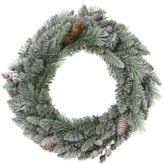 Everlands Windham 50 cm huurteinen havukranssi