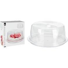 KM 34cm cake tray and dome