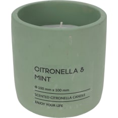 H&S Citronella kynttilä vihreä