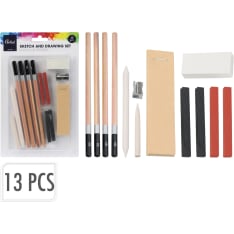Artist Sketch and Drawing Set 13-piece sketch set