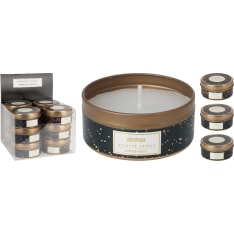 H&S 6x3cm scented candle in a jar