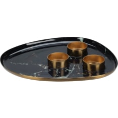 H&S glitter cup saucer