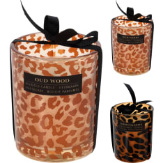 H&S 8x8cm scented candle glass