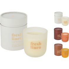H&S 9x9cm scented candle glass