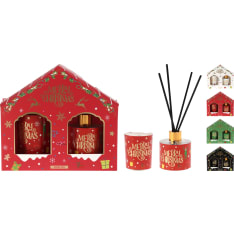 H&S 17.5x5.5x15cm 40ml Christmas room fragrance