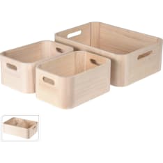 H&S wooden box