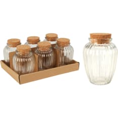 Excellent Houseware 280ml lasipurkki kannella