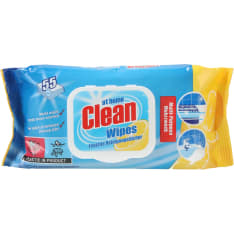 At home Clean Sitruuna 55 kpl yleispuhdistusliinat
