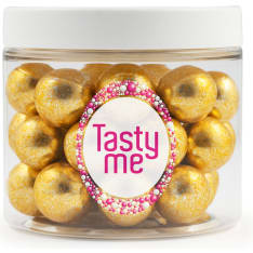 Tasty Me Rapeat suklaapallot n. 18 mm kulta 100 g - gluteeniton
