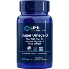 Life Extension Super Omega-3 EPA/DHA with Sesame Lignans & Olive Extract240 softgels food supplement