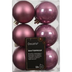 Decoris 12 kpl joulupallot