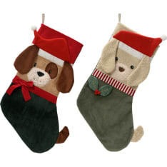 Decoris Dog Christmas Stocking