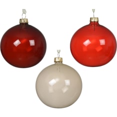 Decoris glass Christmas bauble
