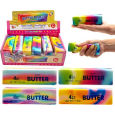 Squeeze Butter Rainbow 14 x 4 x 4 cm puristeltava voi