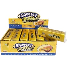 Squeeze Butter Gold Edition 14 x 4 x 4 cm voipaketti  puristeltava lelu