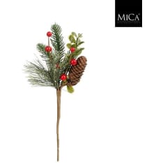 Mica Puolukka silkkikukka-asetelma