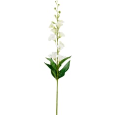 Mica Foxglove 76cm white artificial flower