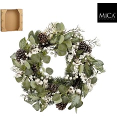 Mica 50 cm joulukranssi