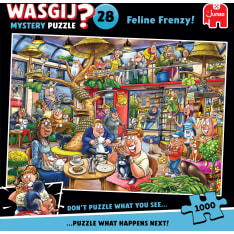 Jumbo Wasgij Mystery 28 Feline Frenzy!1000p puzzle