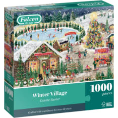 Jumbo Falcon Winter Village 1000p palapeli