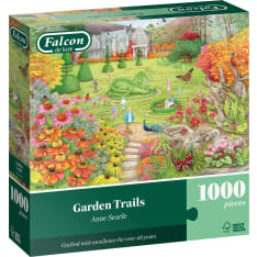 Jumbo Falcon Garden Trails 1000p jigsaw puzzle