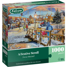 Jumbo Falcon A Festive Stroll 1000p jigsaw puzzle