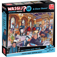 Jumbo Wasgij Mystery 27 A Close Shave! 1000p jigsaw puzzle