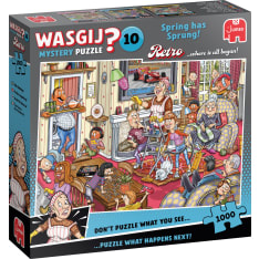 Jumbo Wasgij Retro Mystery 10 Spring has Sprung 1000p jigsaw puzzle