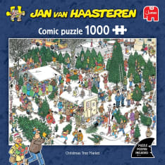 Jumbo Jan Van Haasteren Christmas Tree Market 1000p palapeli