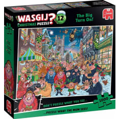 Jumbo Wasgij Christmas 12 - The Big Turn On 1000p palapeli