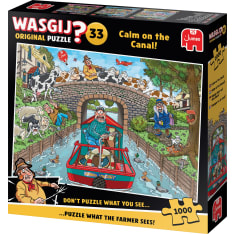 Jumbo Wasgij Original 33 Calm on the Canal! 1000-piece jigsaw puzzle