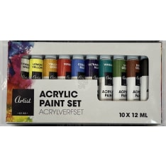 Artist 10x12ml akryyliväri