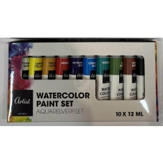 Artist 10x12ml watercolor paint