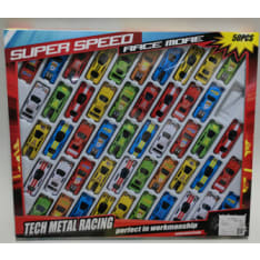 Tech Metal Racing 50-pack pikkuauto lahjapakkaus